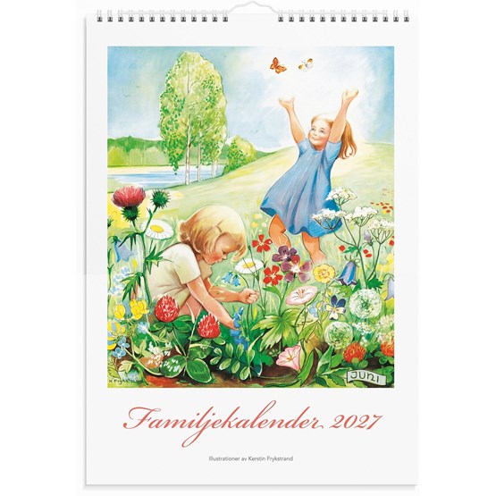 Familjekalender 2027 Kerstin Frykstrand