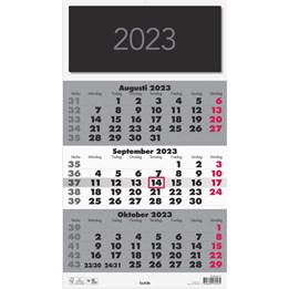 Väggkalender 2023 Triplaner Elegant