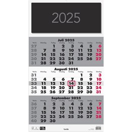 Väggkalender 2025 Triplaner Elegant