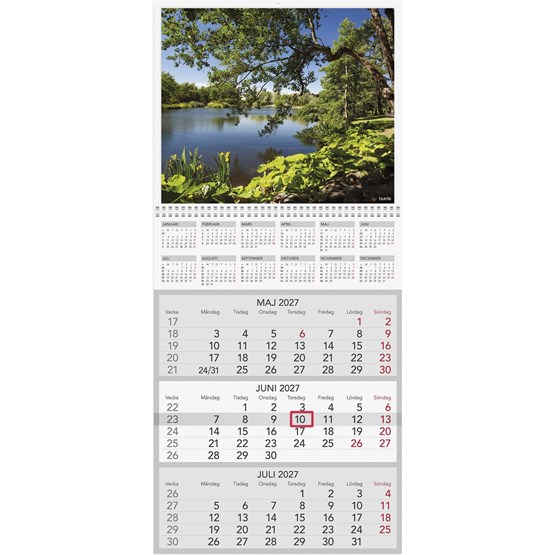 Väggkalender 2027 Trebello