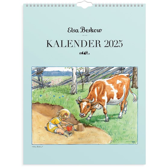 Väggkalender 2025 Elsa Beskow