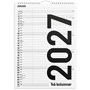 Familjekalender 2027 Black and white 2 kolumner