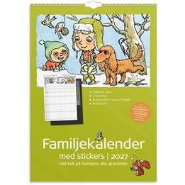 Familjekalender 2027 Stickers