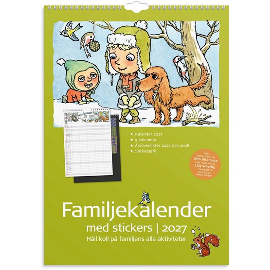 Familjekalender 2027 Stickers