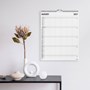 Familjekalender 2027 Black and white 5 kolumner