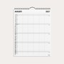 Familjekalender 2027 Black and white 5 kolumner