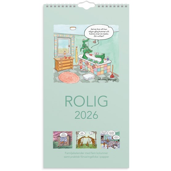 Familjekalender 2026 Rolig