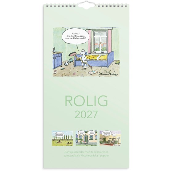 Familjekalender 2027 Rolig