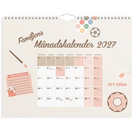 Familjens månadskalender 2027