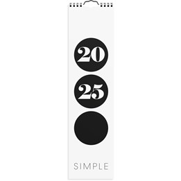 Väggkalender 2025 Simple