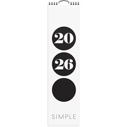 Väggkalender 2026 Simple