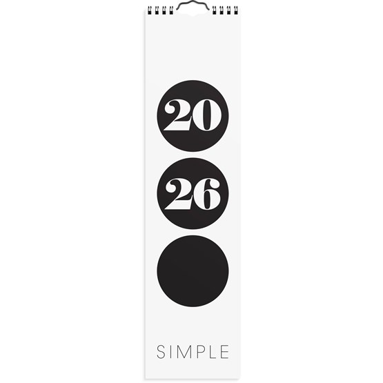 Väggkalender 2026 Simple