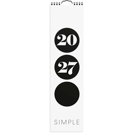 Väggkalender 2027 Simple