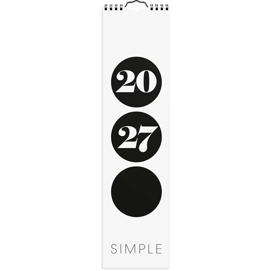 Väggkalender 2027 Simple