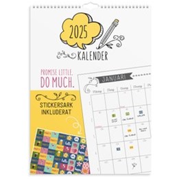 Väggkalender 2025 Doodle