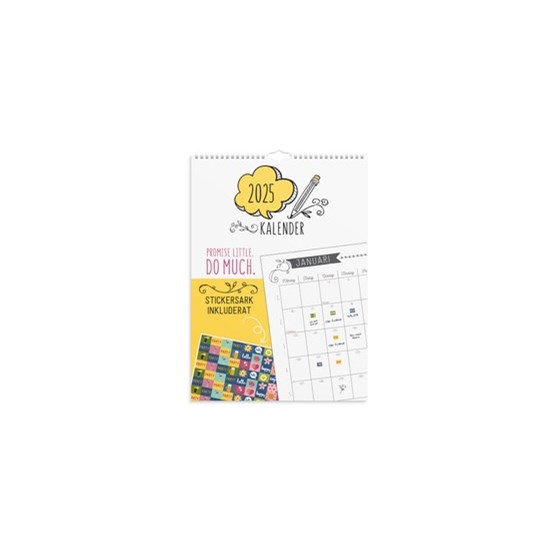 Väggkalender 2025 Doodle