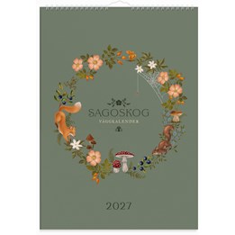 Väggkalender 2027 Sagoskog