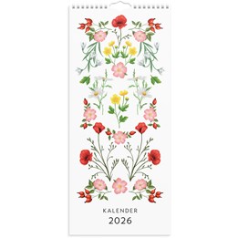 Väggkalender 2026 Lilla Blomsterkalendern