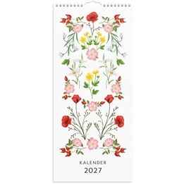 Väggkalender 2027 Lilla Blomsterkalendern