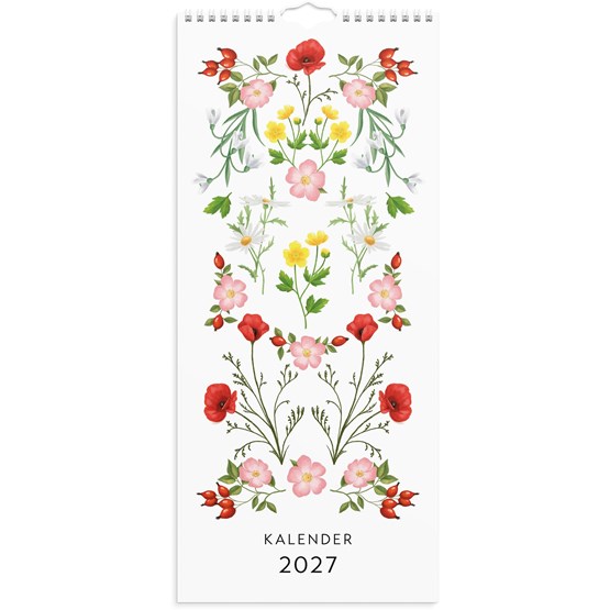 Väggkalender 2027 Lilla Blomsterkalendern