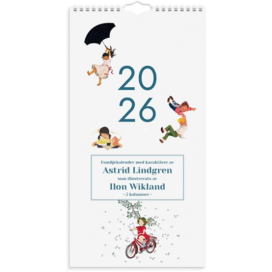 Familjekalender 2026 Ilon Wikland