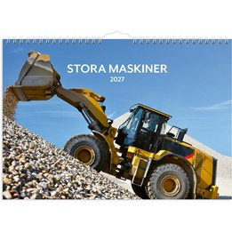 Väggkalender 2027 Stora Maskiner