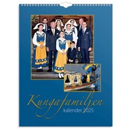 Väggkalender 2025 Kungafamiljen