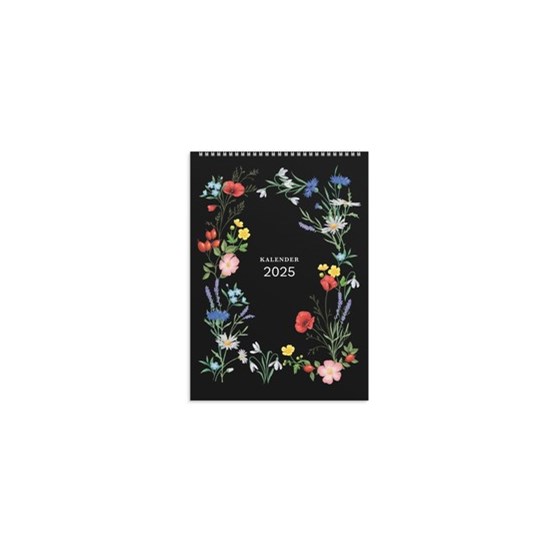 Väggkalender 2025 Illustrerad blomster