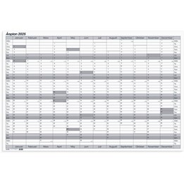 Kalender 2025 Årsplan whiteboard