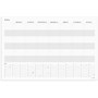 Kalender 2025 Månadsplanering whiteboard