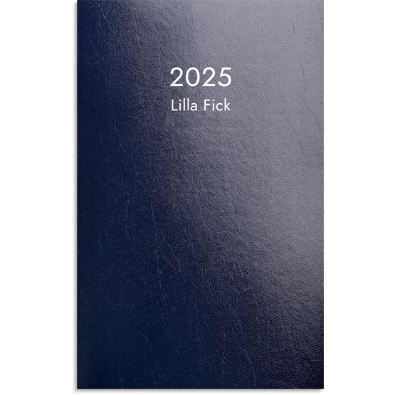 Kalender 2025 Lilla Fick blå kartong