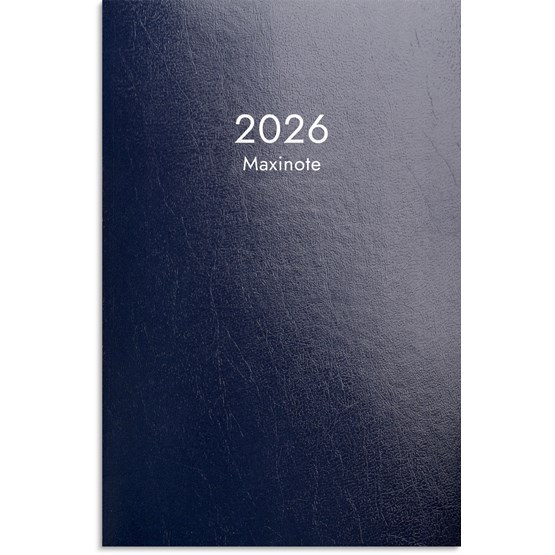 Kalender 2026 Maxinote blå kartong