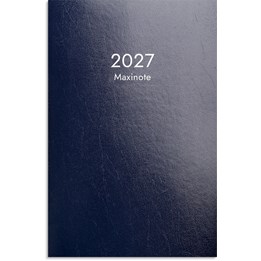 Kalender Maxinote 2027 blå kartong
