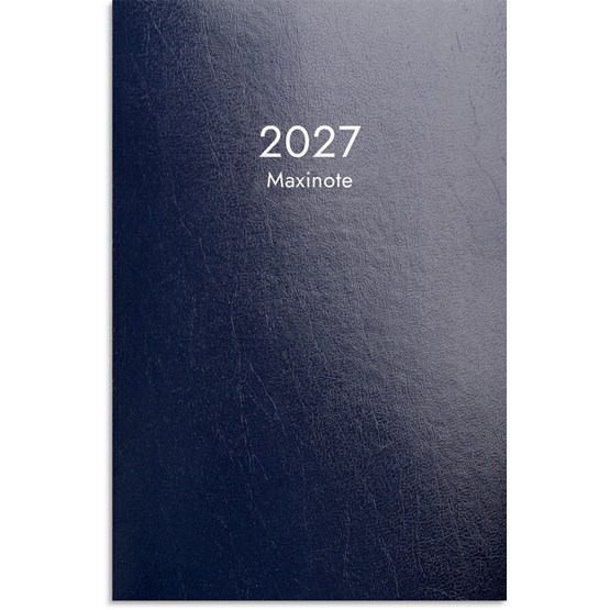 Kalender Maxinote 2027 blå kartong