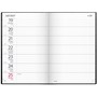 Fickagenda 2027 svart konstläder