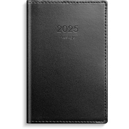 Kalender 2025 Prestige svart skinn