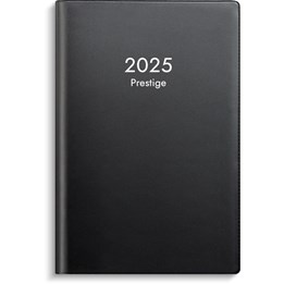 Kalender 2025 Prestige svart plast