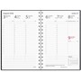 Kalender 2026 Prestige svart konstläder spiralb