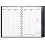 Kalender 2027 Prestige de Luxe svart skinn