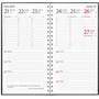 Kalender 2027 Minister svart plast