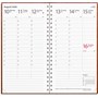 Kalender 2026 Interplano cognac konstläder