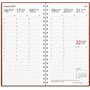 Kalender 2027 Interplano cognac konstläder
