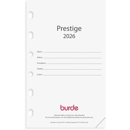 Kalender 2026 Compact kalendersats Prestige