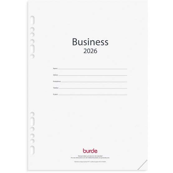 Kalender 2026 Business kalendersats