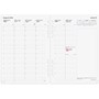 Kalender 2026 Business Systemkal svart konstläder