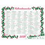 Väggkalender 2026 Lilla Hallonalmanackan