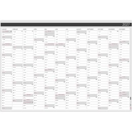 Väggkalender 2027 Väggblad Elegant 980x680mm