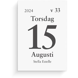 Kalender 2024 Dagblock