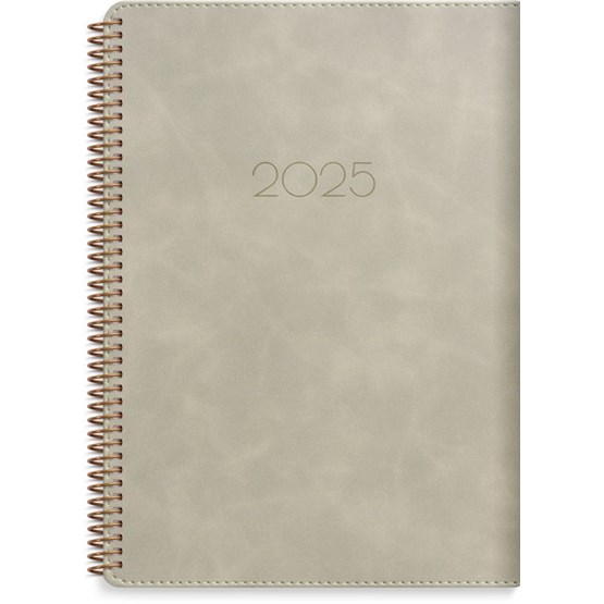 Kalender 2025 Stor Veckokalender Twist Beige