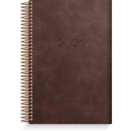 Kalender 2026 Dagbok Twist brun